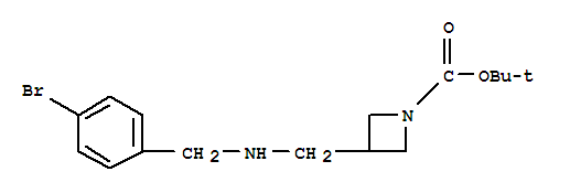 1-Boc-3-[(4-bromobenzyl-amino)-methyl]-azetidine Structure,887589-86-8Structure