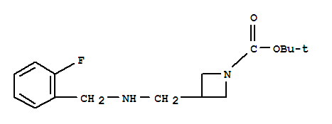 1-Boc-3-[(2-fluorobenzyl-amino)-methyl]-azetidine Structure,887590-08-1Structure