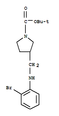 1-Boc-3-[(2-bromophenyl-amino)-methyl]-pyrrolidine Structure,887590-69-4Structure