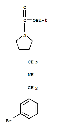 1-Boc-3-[(3-bromobenzyl-amino)-methyl]-pyrrolidine Structure,887590-81-0Structure