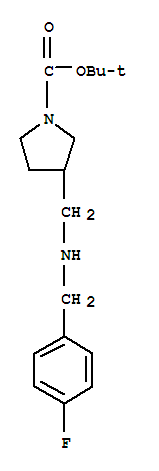 1-Boc-3-[(4-fluorobenzyl-amino)-methyl]-pyrrolidine Structure,887591-02-8Structure