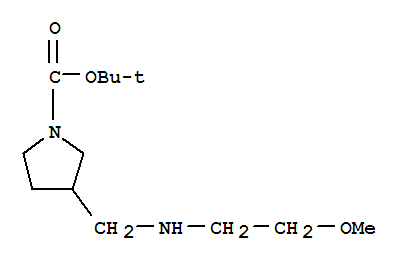 1-Boc-3-[(2-methoxy-ethylamino)-methyl]-pyrrolidine Structure,887591-57-3Structure