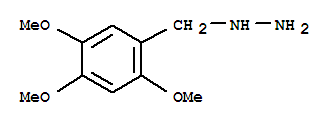 1[(2,4,5-tRimethoxyphenyl)methyl]hydrazine Structure,887595-27-9Structure