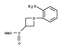 1-(2-氨基苯基)-氮杂丁烷-3-羧酸甲酯结构式_887595-87-1结构式