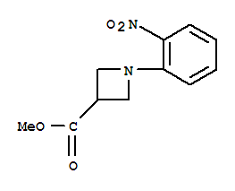 1-(2-Nitro-phenyl)-azetidine-3-carboxylic acid methyl ester Structure,887596-00-1Structure