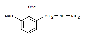 2,3-二甲氧基苄肼结构式_887596-42-1结构式