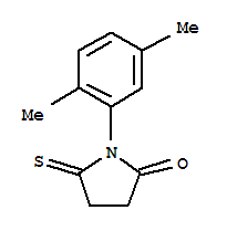 1-(2,5-二甲基苯基)-5-硫氧代-2-吡咯烷酮结构式_88892-83-5结构式