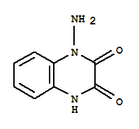 (9ci)-1-氨基-1,4-二氢-2,3-喹噁啉二酮结构式_88976-69-6结构式