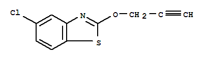 Benzothiazole, 5-chloro-2-(2-propynyloxy)-(9ci)Structure,89030-19-3Structure Benzothiazole, 5-chloro-2-(2-propynyloxy)-(9ci) Structure,89030-19-3Structure