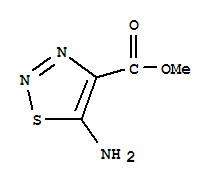 Methyl 5-amino-1,2,3-thiadiazole-4-carboxylate Structure,89033-41-0Structure