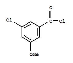 Benzoyl chloride, 3-chloro-5-methoxy-(9ci) Structure,89106-53-6Structure