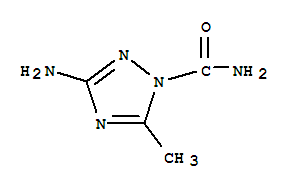 1H-1,2,4-triazole-1-carboxamide,3-amino-5-methyl-(7ci) Structure,89125-16-6Structure