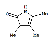 (9ci)-1,3-二氢-3,4,5-三甲基-2H-吡咯-2-酮结构式_89267-83-4结构式