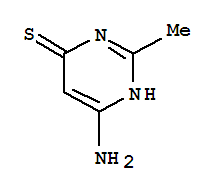 4(1H)-pyrimidinethione, 6-amino-2-methyl-(9ci) Structure,89280-06-8Structure