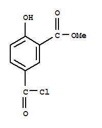 (9ci)-5-(氯羰基)-2-羟基-苯甲酸甲酯结构式_89366-33-6结构式