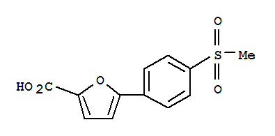 5-(4-(Methylsulfonyl)phenyl)furan-2-carboxylicacid Structure,893738-07-3Structure