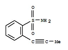 Benzenesulfonamide, 2-(1-propynyl)-(9ci) Structure,89392-02-9Structure