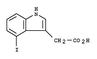 1H-indole-3-aceticacid,4-iodo-(9ci) Structure,89434-02-6Structure