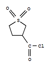 3-Thiophenecarbonyl chloride, tetrahydro-, 1,1-dioxide (7ci) Structure,89463-78-5Structure