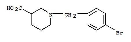 1-(4-Bromo-benzyl)-piperidine-3-carboxylic acid hydrochloride Structure,896046-60-9Structure