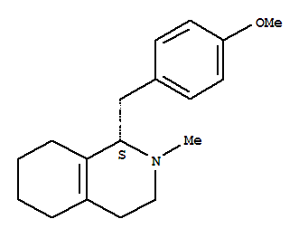 (R)-1-(4-methoxy-benzyl)-2-methyl-1,2,3,4,5,6,7,8-octahydro-isoquinoline Structure,89614-56-2Structure