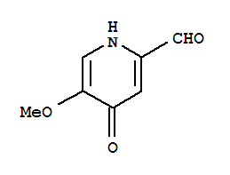 (9ci)-1,4-二氢-5-甲氧基-4-氧代-2-吡啶羧醛结构式_89791-88-8结构式