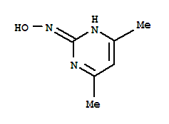 2(1H)-pyrimidinone, 4,6-dimethyl-, oxime (9ci) Structure,89808-15-1Structure