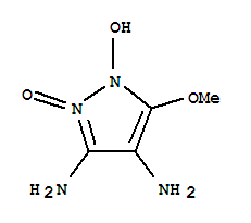 1H-pyrazole-3,4-diamine, 1-hydroxy-5-methoxy-, 2-oxide Structure,898250-02-7Structure