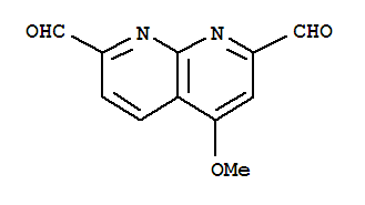 1,8-Naphthyridine-2,7-dicarboxaldehyde, 4-methoxy- Structure,898257-96-0Structure