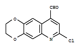 7-氯-2,3-二氢-1,4-二噁英并[2,3-g]喹啉-9-羧醛结构式_898388-99-3结构式