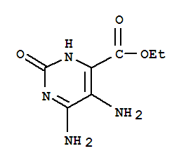 4-Pyrimidinecarboxylicacid,5,6-diamino-1,2-dihydro-2-oxo-,ethylester(9ci) Structure,89897-53-0Structure