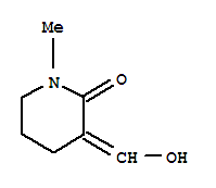 (9ci)-3-(羟基亚甲基)-1-甲基-2-哌啶酮结构式_89910-21-4结构式