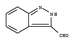 2H-吲唑-3-羧醛 (7ci)结构式_89939-16-2结构式