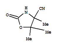 4-Oxazolidinecarbonitrile,4,5,5-trimethyl-2-oxo-(7ci) Structure,89943-24-8Structure