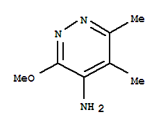 (7CI)-4-氨基-3-甲氧基-5,6-二甲基-吡嗪结构式_90008-49-4结构式