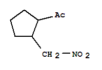 Ethanone, 1-[2-(nitromethyl)cyclopentyl]-(9ci) Structure,90088-11-2Structure