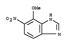 Benzimidazole, 4-methoxy-5-nitro-(7ci) Structure,90110-72-8Structure