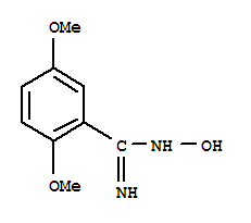 Benzenecarboximidamide, n-hydroxy-2,5-dimethoxy-(9ci) Structure,90207-31-1Structure