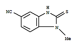 5-Benzimidazolecarbonitrile,2-mercapto-1-methyl-(7ci) Structure,90323-39-0Structure