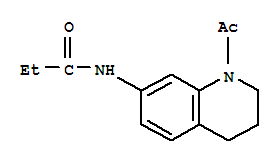 Propanamide, n-(1-acetyl-1,2,3,4-tetrahydro-7-quinolinyl)- Structure,903327-68-4Structure