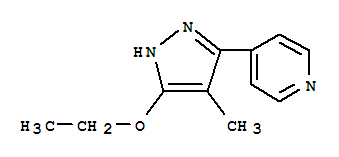 Pyridine, 4-(5-ethoxy-4-methyl-1h-pyrazol-3-yl)-(9ci) Structure,90398-84-8Structure