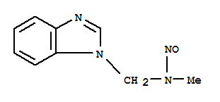 Benzimidazole, 1-[(methylnitrosamino)methyl]-(7ci) Structure,90558-62-6Structure