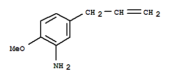 Benzenamine, 2-methoxy-5-(2-propenyl)-(9ci) Structure,90617-48-4Structure