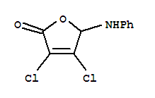 2(5H)-furanone, 3,4-dichloro-5-(phenylamino)- Structure,906719-71-9Structure