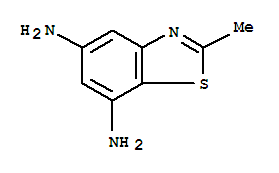 Benzothiazole, 5,7-diamino-2-methyl-(7ci)Structure,90792-50-0Structure Benzothiazole, 5,7-diamino-2-methyl-(7ci) Structure,90792-50-0Structure