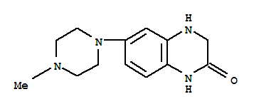 2(1H)-quinoxalinone, 3,4-dihydro-6-(4-methyl-1-piperazinyl)- Structure,907965-66-6Structure