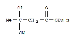 (7ci)-3-氯-3-氰基-丁酸丁酯结构式_90797-18-5结构式
