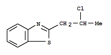 Benzothiazole, 2-(2-chloropropyl)-(7ci)Structure,90799-20-5Structure Benzothiazole, 2-(2-chloropropyl)-(7ci) Structure,90799-20-5Structure