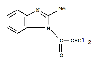 (7ci)-1-(二氯乙酰基)-2-甲基-苯并咪唑结构式_90800-06-9结构式