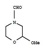 4-Morpholinecarboxaldehyde, 2-methoxy-(9ci) Structure,90862-41-2Structure